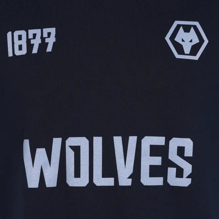 Wolverhampton Wanderers Kits Shop | Wolves Graphic T-Shirt – Navy Wolves Jerseys and Gear